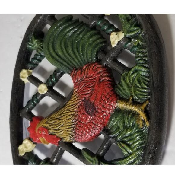 Wrought iron rooster trivet (1.1279) - Picture 4 of 7